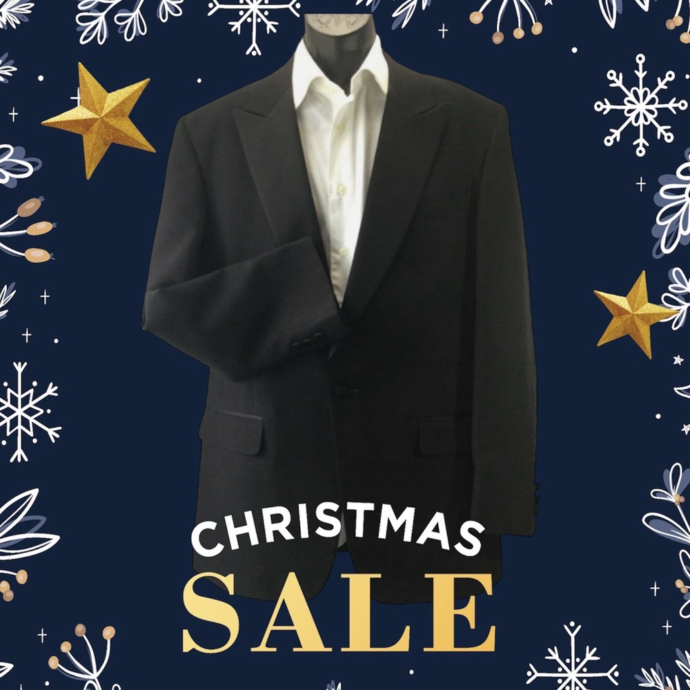 FORMALWEAR INTERNATIONAL Men Medium / 40 L Black Tuxedo Coat